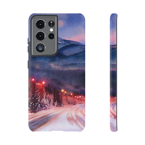 Christmas in Vail Colorado - Impact Resistant Phone Case Samsung Galaxy S21 Ultra Matte